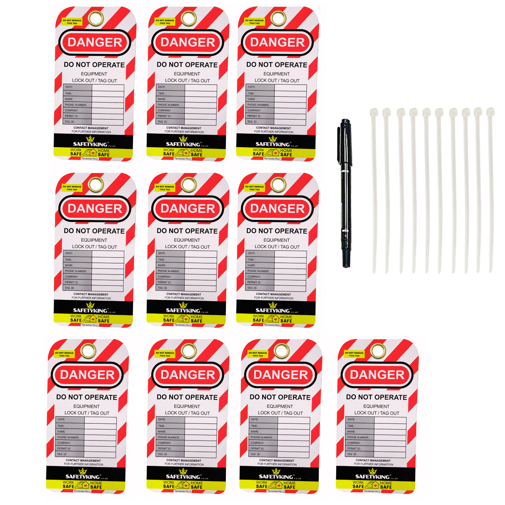 SAFETYKING® Inspection Tags