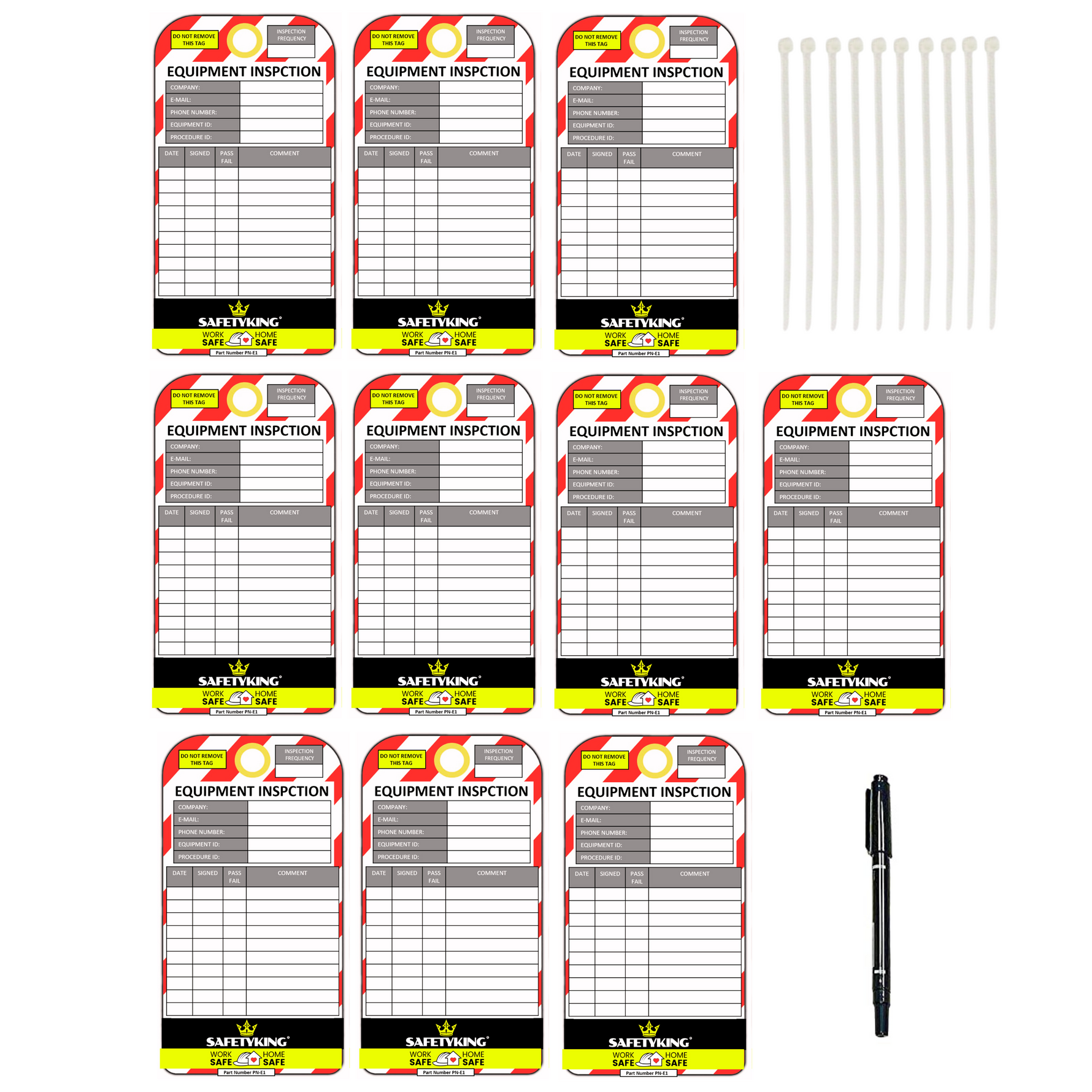 SAFETYKING® Lockout Tags