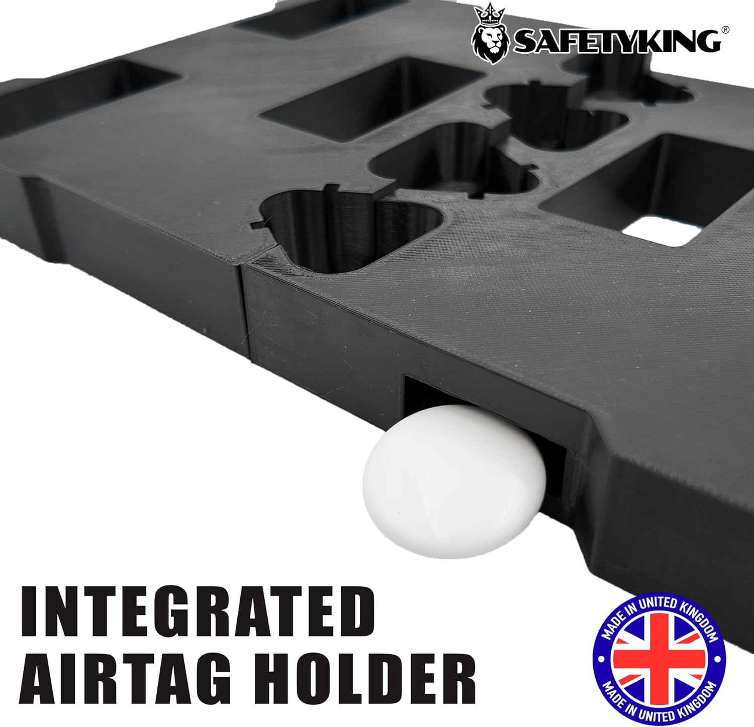 Milwaukee Packout Compatible Liner Organiser for Packout Compact Box (48-22-8435) – Precision Rigid Insert for M12 Mixed Battery Organizer (Insert Only, Tools & Box Not Included)