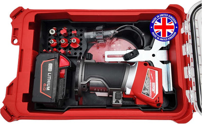 Milwaukee Packout Compatible Liner Organiser for Packout Compact Box (48-22-8435) – Precision Rigid Insert for M18 FUEL 2732-20 Compact Router & Accessories (Insert Only, Tools & Box Not Included)