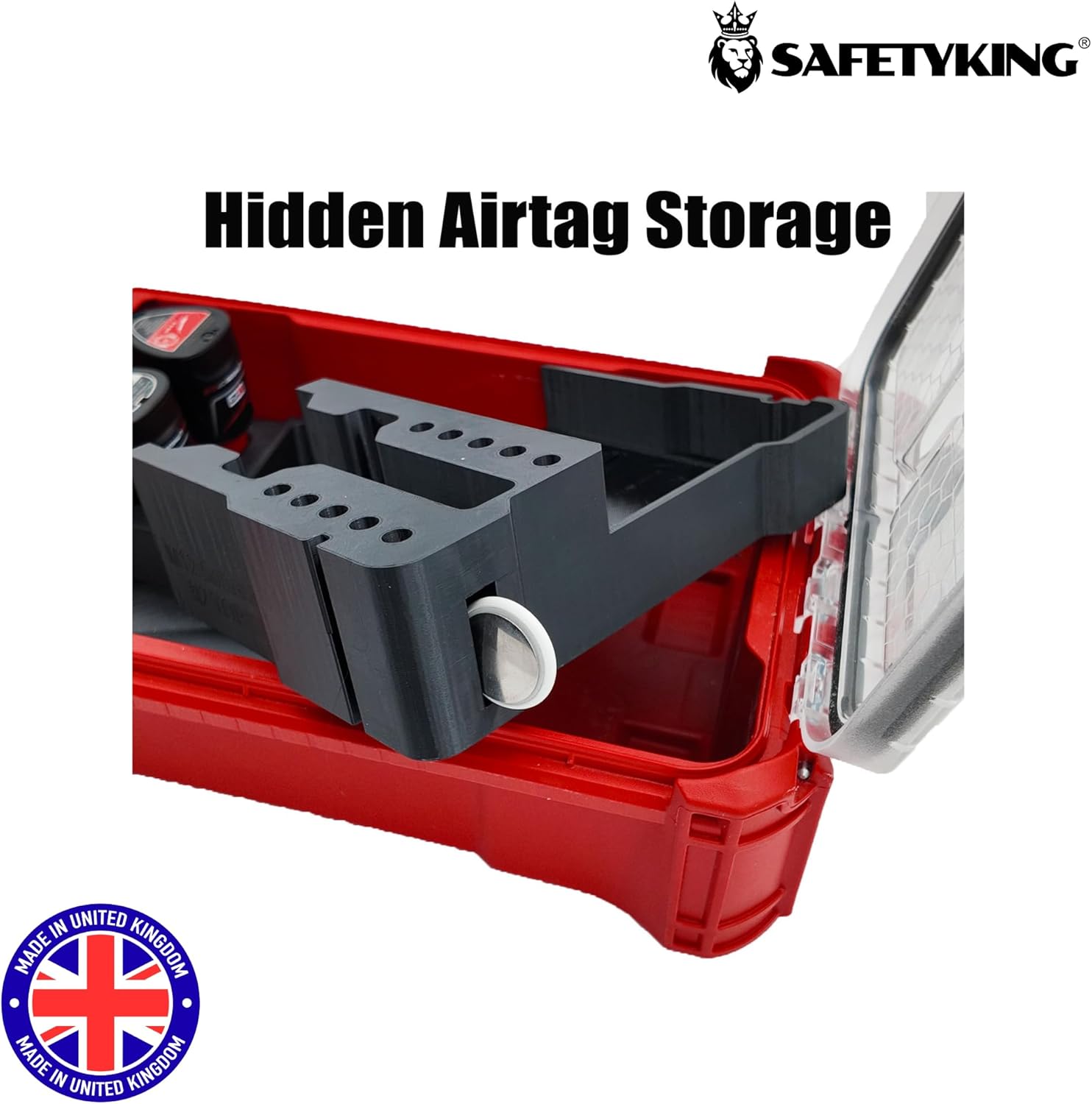 Milwaukee Packout Compatible Liner Organiser for Packout Compact Box (48-22-8435) – Precision Rigid Insert for M12 Soldering Iron Organizer (Insert Only, Tools & Box Not Included)