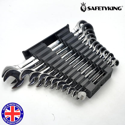 Milwaukee Packout Compatible Liner Organiser for Packout Compact Box (48-22-8435) – Precision Rigid Insert for Wrench/Spanner Organizer (Insert Only, Tools & Box Not Included)