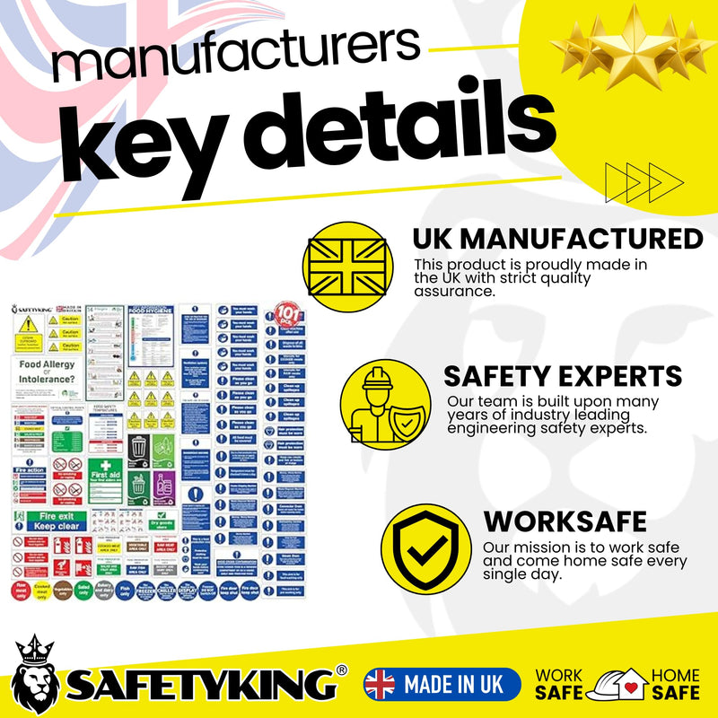 Load image into Gallery viewer, Kitchen Safety Signs (Pack of 101)
